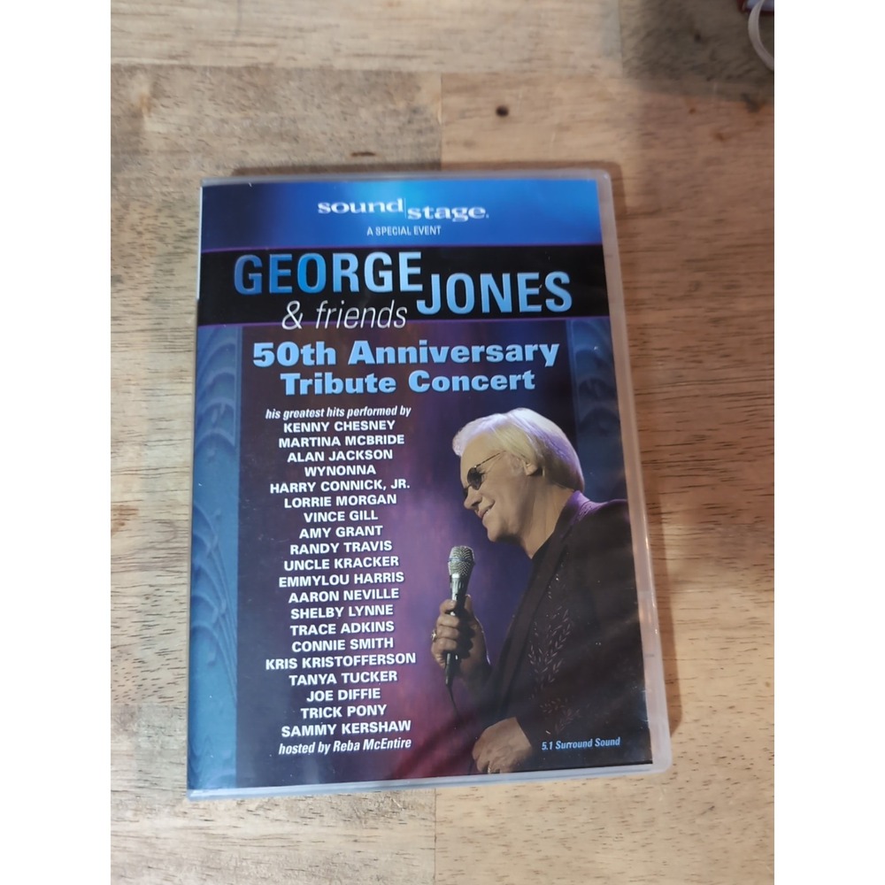 George Jones & Friends: 50th Anniversary‎ Tribute Concert (DVD)
